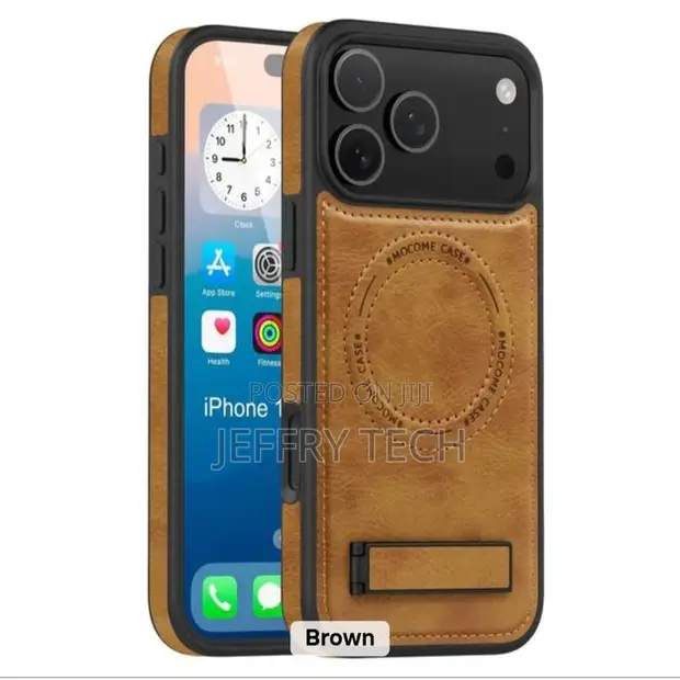 Kifaa cha Magsafe2 kwa iPhone 18 Pro Max - Kinafanya Kazi na Sumaku, Ngozi ya PU - 1