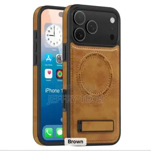Kifaa cha Magsafe2 kwa iPhone 18 Pro Max - Kinafanya Kazi na Sumaku, Ngozi ya PU