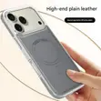 Kifaa cha Magsafe2 kwa iPhone 17 Pro - Ngozi ya Anasa ya PU ya Sumaku - 2