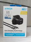 Anker 30W USB-C Fast Charger Adapter - Nyeusi - 1