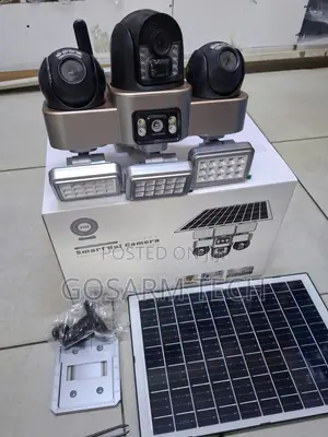 VTS 30 Kamera ya CCTV ya 4G ya Solar yenye Lensi Tatu na Floodlight