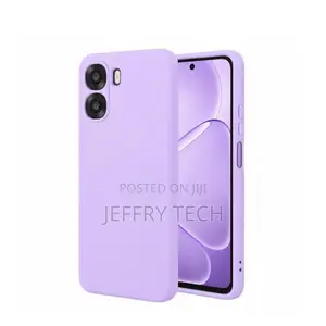 Purple Silicone Case for Oppo A6x 5G / 4G