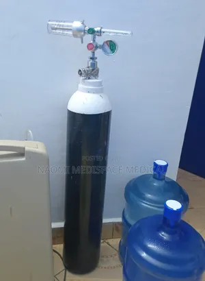 1.36m3 Oxygen Cylinder Complete Set with Regulator & Flowmeter
