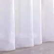 Sheers za Pazia za Kisasa - Nyeupe Transparent - 1