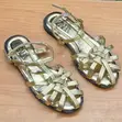 Sandali za Zara Fisherman - Dhahabu Zenye Mikanda Size 37-41 - 3