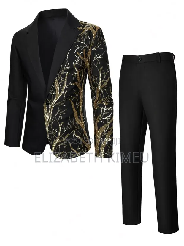 Men's Black Suit - Brand New - 1