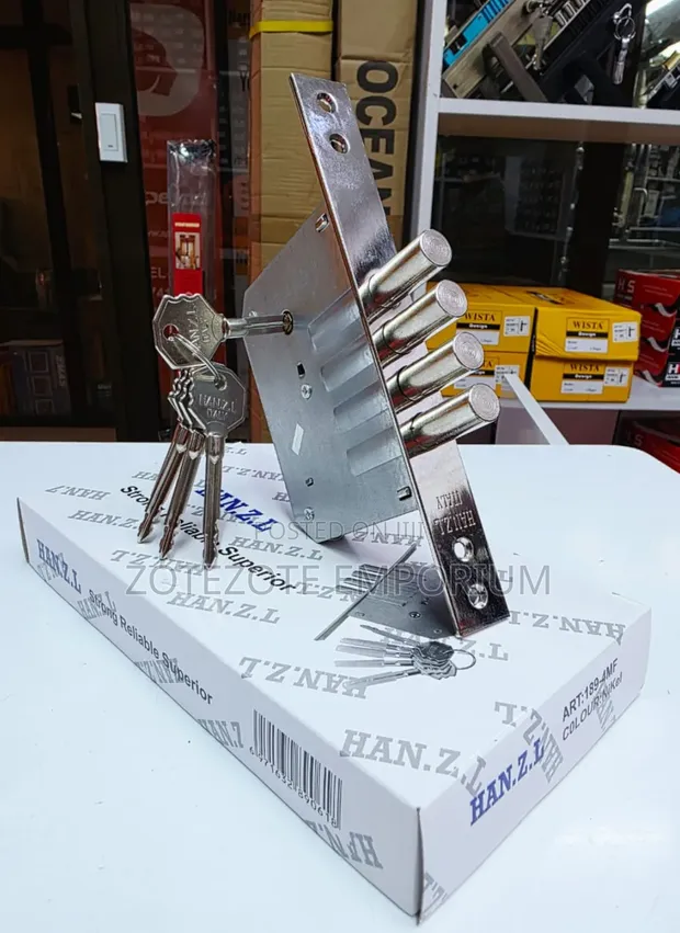 Hanzl 4 Pin Steel Gate Deadlock - 1