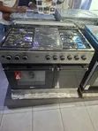 Mika 60x90cm 4 Gesi + 2 Umeme Standing Cooker (MST9042EG4SB) - 2