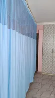 Top Mesh Blue Hospital Ward Partitioning Privacy Curtains - 1