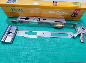 KAC Kilit Aluminium Mortise Door Lock (Nickel)