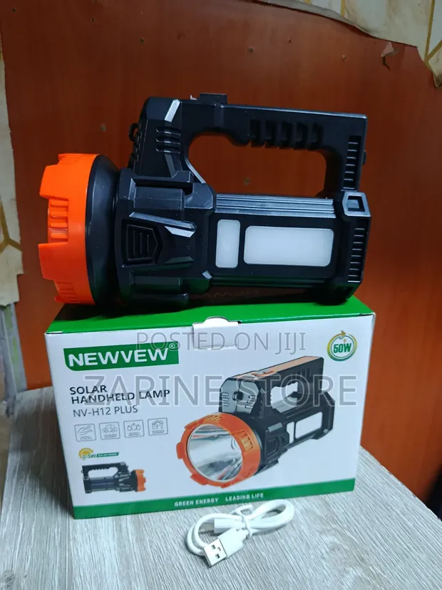 Solar Rechargeable Security Torch - 1