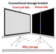 Skyworth Tripod Projector Screen 16:9 HD 720p - 1