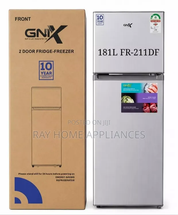 GNIX FR-211DF 181 Litre Mlango Mbili Mpya ya Friji - 1