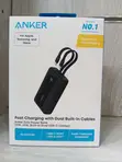 Anker Zolo Power Bank 20,000mAh 45W Dual USB-C Cables - Nyeusi - 2