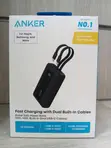 Anker Zolo Power Bank 20,000mAh 45W Dual USB-C Cables - Nyeusi - 3