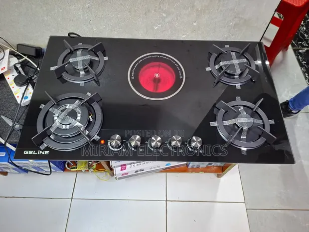 Brand New Geline 90cm 4 Gas + 1 Electric Hob - 1