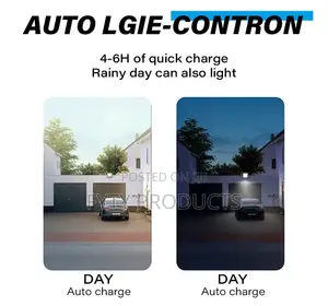 Solar Floodlight 400W/600W yenye Motion Sensor