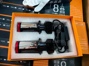 Brand New Y8 H4 Mini LED Projector Headlamp Bulbs