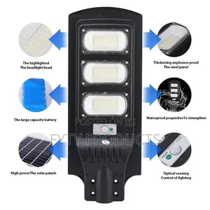 250W Outdoor Solar LED Street Light - IP65 Waterproof