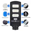 250W Outdoor Solar LED Street Light - IP65 Waterproof - 3