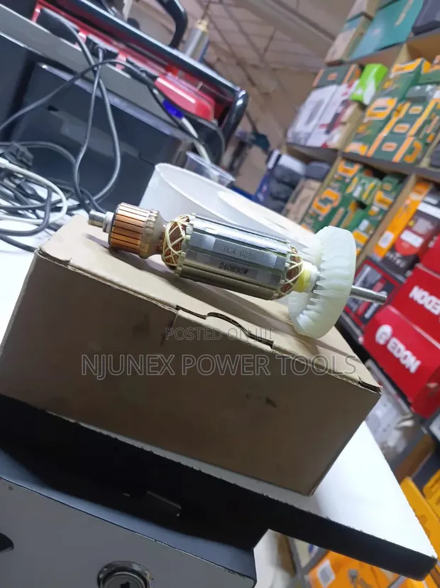 Electric Motor Armature with Copper Commutator - 1