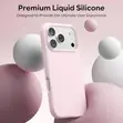Soft Silicone Slim Fit Case for iPhone 17 Pro Max - Beige - 1
