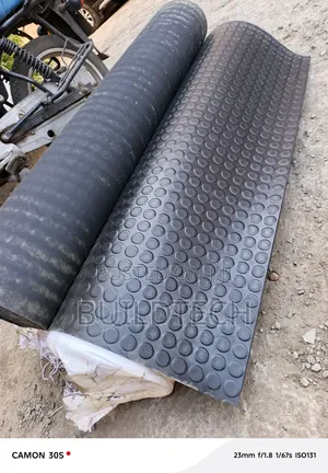 4mm Non-Slip Coin Mat - Durable Rubber Flooring