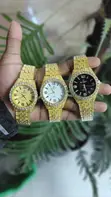 Iced Rolex Style Watch - Men's - 1