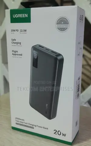 UGREEN 20000mAh 20W Fast Charging Power Bank - PB312