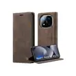 Caseme Redmi Note 15 4G/5G RFID Blocking Wallet Flip Case - Brown - 1