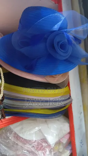 Royal Blue Women's Church Wedding Occasion Hat