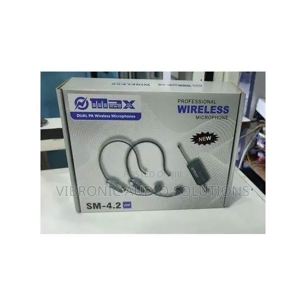 Omax Dual PA Wireless Microphone - Brand New - 1