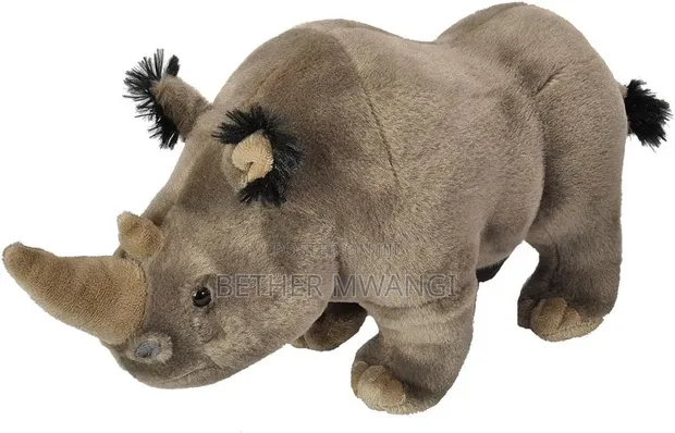 Wild Republic White Rhino Stuffed Animal - 1