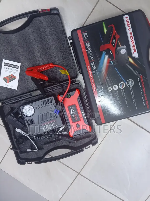 All-in-One Portable Car Jump Starter & Air Pump System - 1