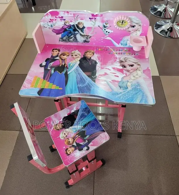 Kids Study Table Set - Disney Frozen Theme - 1