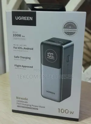 UGREEN 12000mAh 100W Fast Charging Power Bank - PB724