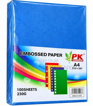 Karatasi ya A4 Premium Embossed - 230gsm | 100 Shuka