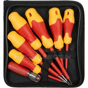 Seti ya Vipikaji Vilivyofunikwa (Insulated Screwdriver Set) Vipande 7