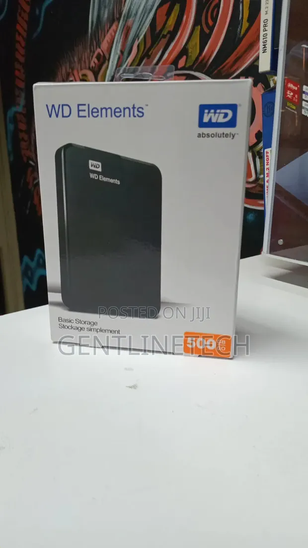 WD 500GB External Hard Drive - Refurbished - 1