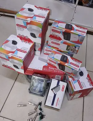 Hikvision 8CH Security Camera Kit | 4 Dome + 4 Bullet | Audio + Siren