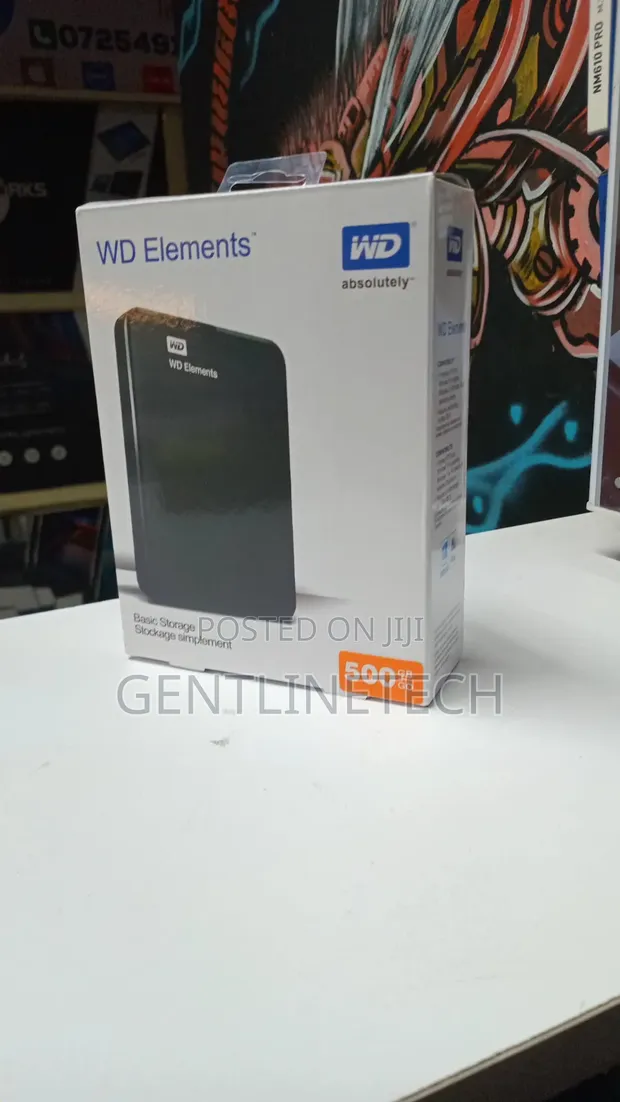 500GB WD External HDD - KSh 3,500 - 1