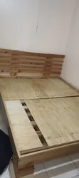 5x6 Wooden Bed Frame (Not Pallets) - 4
