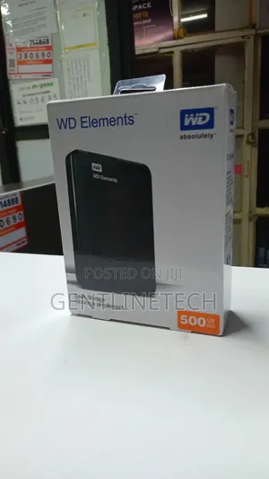 500GB WD External HDD - Imerekebishwa