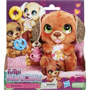 FurReal Newborns Mbwa Mwenye Maingiliano wa Plush