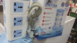 Universal Extension Cord na Soketi 12 & USB 3, Kebo ya 3m