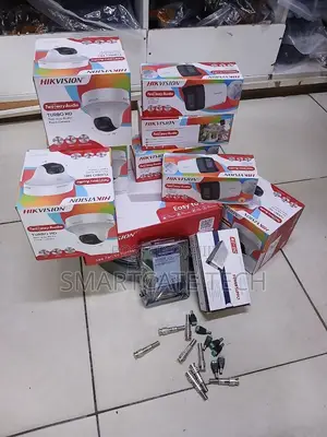 Hikvision 8CH CCTV Package | 4 Dome + 4 Bullet ColorVu Cameras