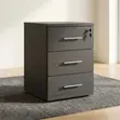 3-Drawer Office Mobile Pedestal Cabinet - 4