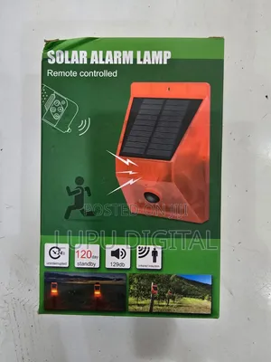 Solar Alarm System with Remote Controller