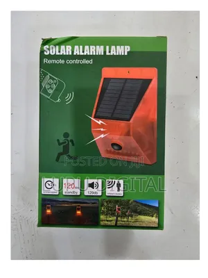 Solar Alarm System with Remote Controller