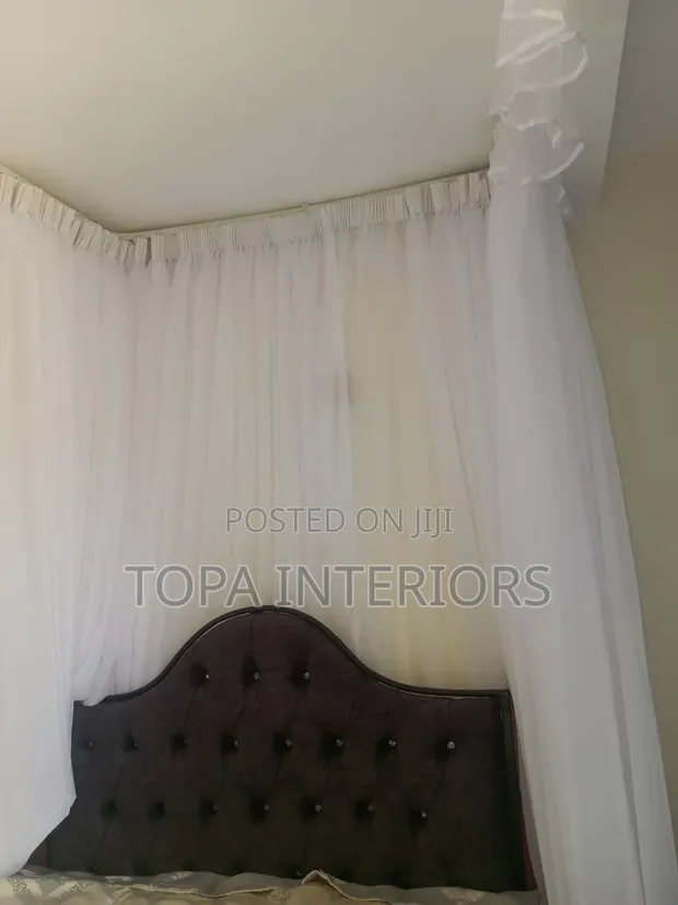 Customised Sheer-Net Ceiling Mosquito Nets with Accessories - 1